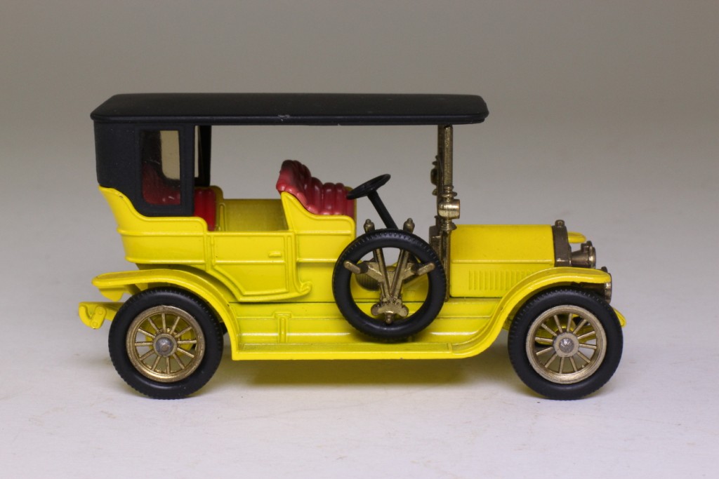 Models of Yesteryear Y-5/3; 1907 Peugeot; Gold, Black Chassis